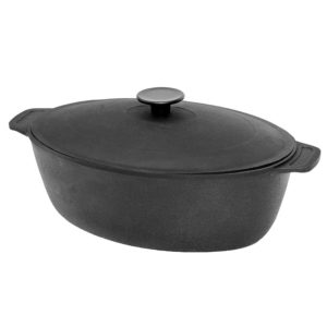 Cast iron poultry roaster with lid 0606