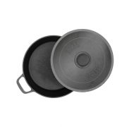 Cast iron casserole with lid 0803