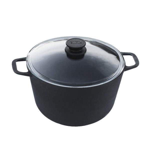 Cast iron casserole with glass lid 0203C