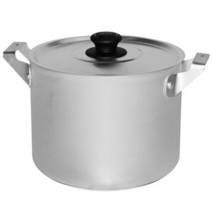 Casserole with 2 metal handles and metal lid 14025