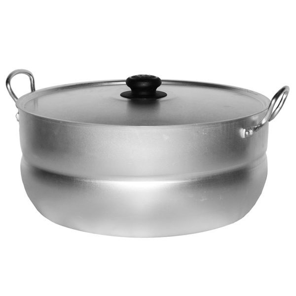 Casserole with 2 metal handles and lid 1017