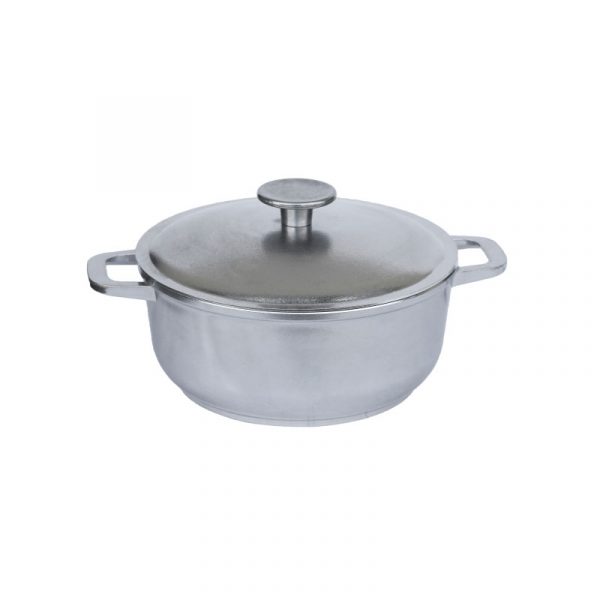 Casserole with thick bottom and lid K201
