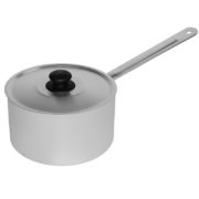 Casserole with metal or plastic handle and metal lid or without it 14701