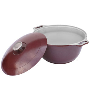Casserole with thick bottom and lid K0251D