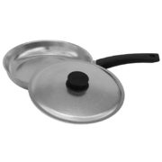 Frying pan «Shine» with lid 1804BK