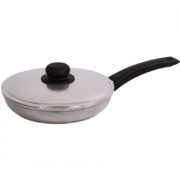 Frying pan «Shine» with lid 1804BK