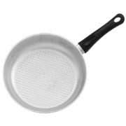 Frying pan with fluted bottom and lid A201