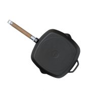 Cast iron grill pan with detachable handle 1026
