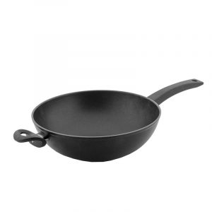 Frying pan «WOK» with aluminum and bakelite handle 3002P
