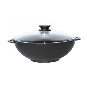 Frying pan WOK with glass lid 2803PC