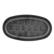 Cast iron portion pan oval, enamel coating black (mat) 162616e